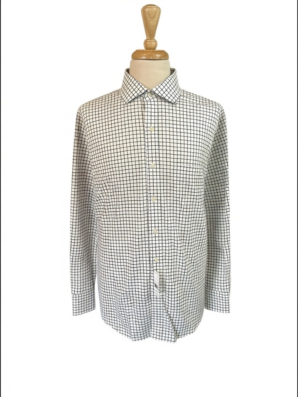 Brooks Brothers Regular Non Iron Stretch Men’s Dress Shirt 16.5 35 Check